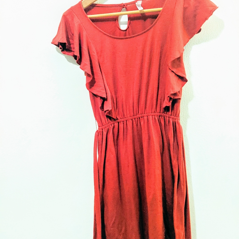 Bright Red Dress